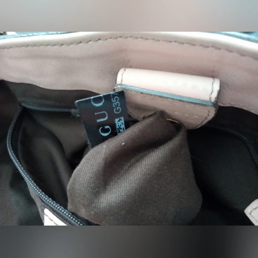 SALE ~ Gucci GG Abbey Pink Canvas Tote - 100% Authentic - Picture 9 of 12